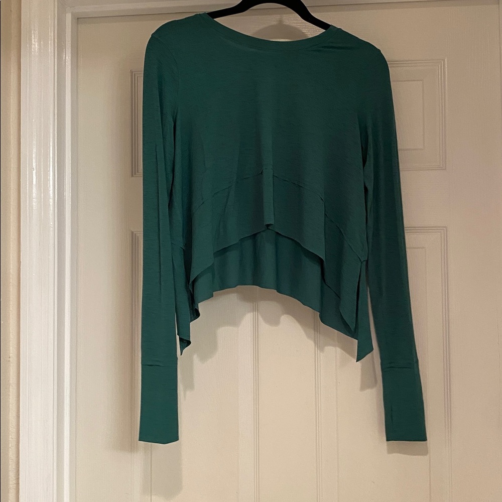 FP Movement Green Tee Long Sleeve Shirt - XS